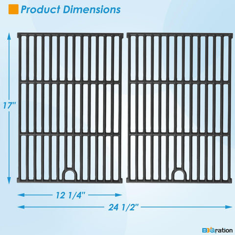 BBQration Charbroil 4-burner grate emphasizing sturdy construction and easy cleaning.