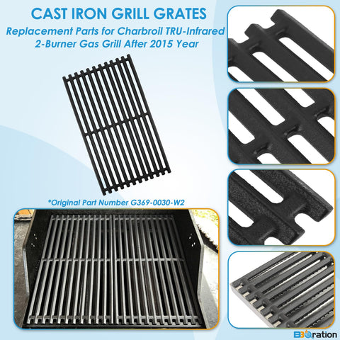 BBQration Charbroil TRU Infrared 4-burner grate replacement for grill