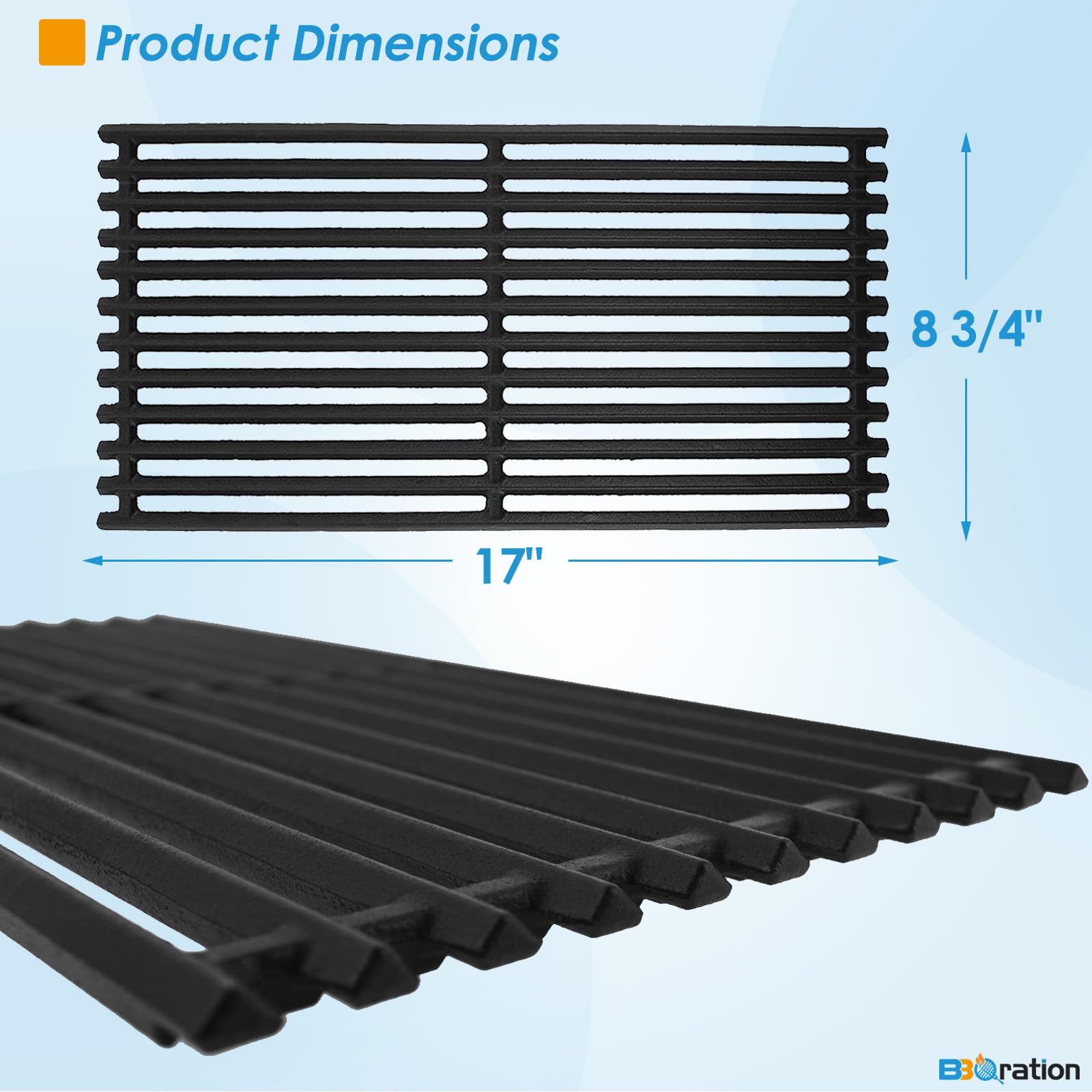 BBQration durable grill parts designed for outdoor use and longevity.