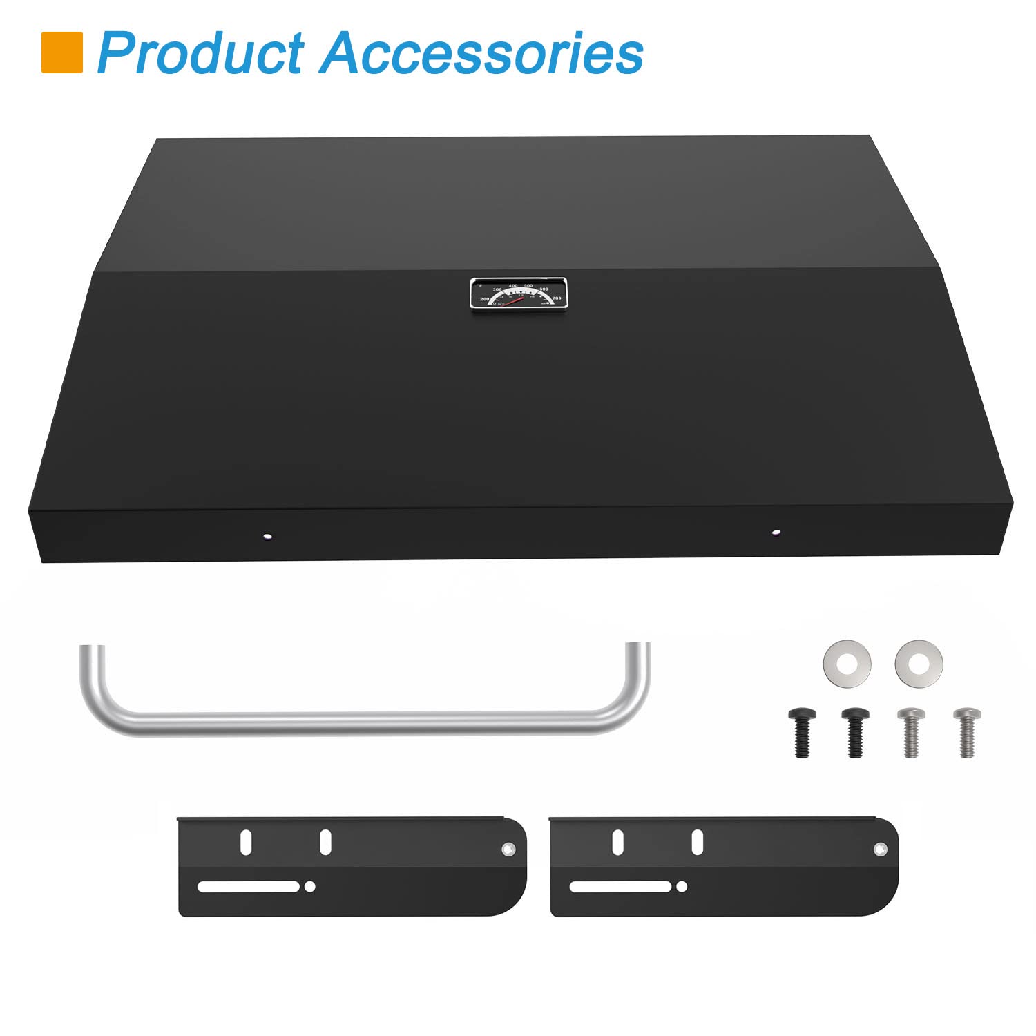 BBQration compact-storage hinge keeps lid tucked when not in use
