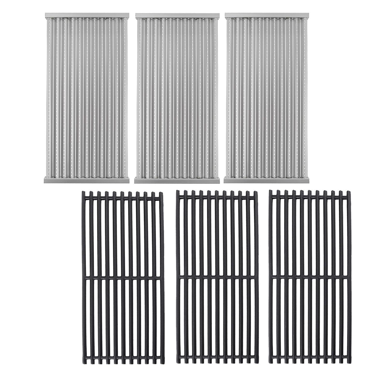 BBQration stamped stainless steel emitters for Char-Broil TRU Infrared grills provide durable heat control