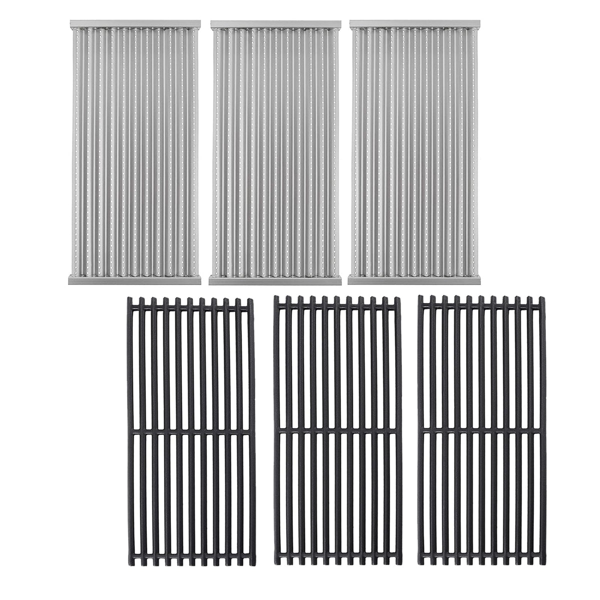 BBQration stamped stainless steel emitters for Char-Broil TRU Infrared grills provide durable heat control
