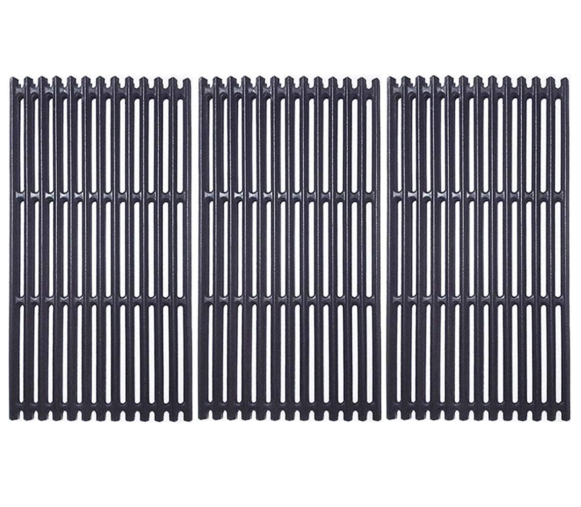 BBQration grill grate front view showing sturdy matte cast iron for reliable grilling