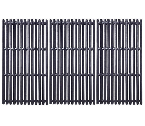 BBQration grill grate front view showing sturdy matte cast iron for reliable grilling