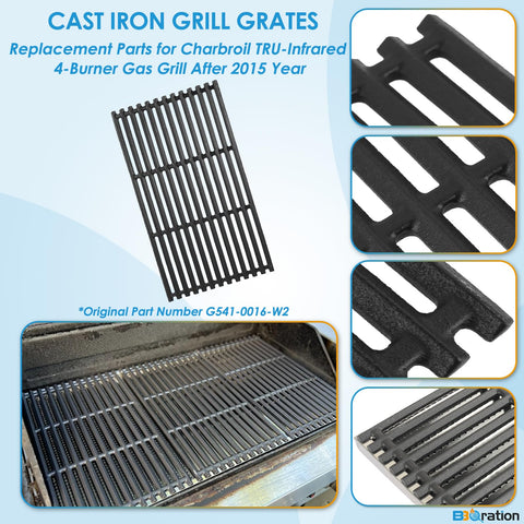 BBQration grate dimension 17x9-1/2 inch ensures precise Charbroil fit