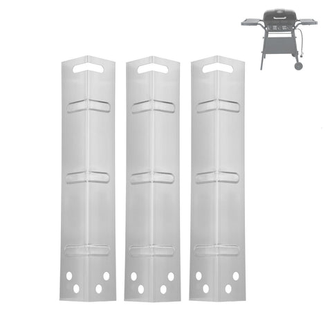BBQration stainless steel heat plate for 3-burner grills improves heat distribution