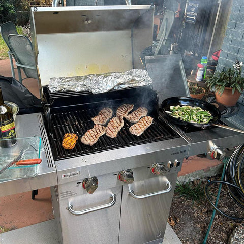 BBQration ignition kit installed on a grill demonstrates a complete upgrade.