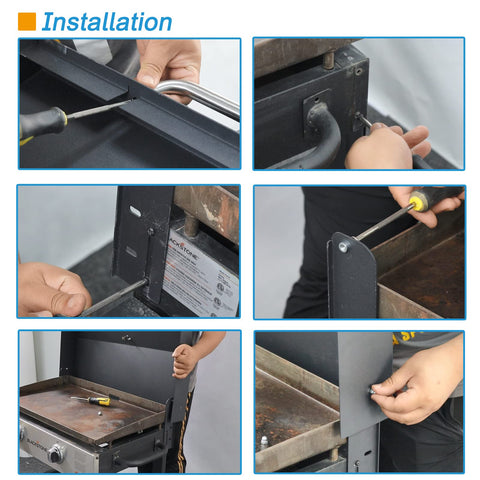 BBQration lid front view with open design enables easy access