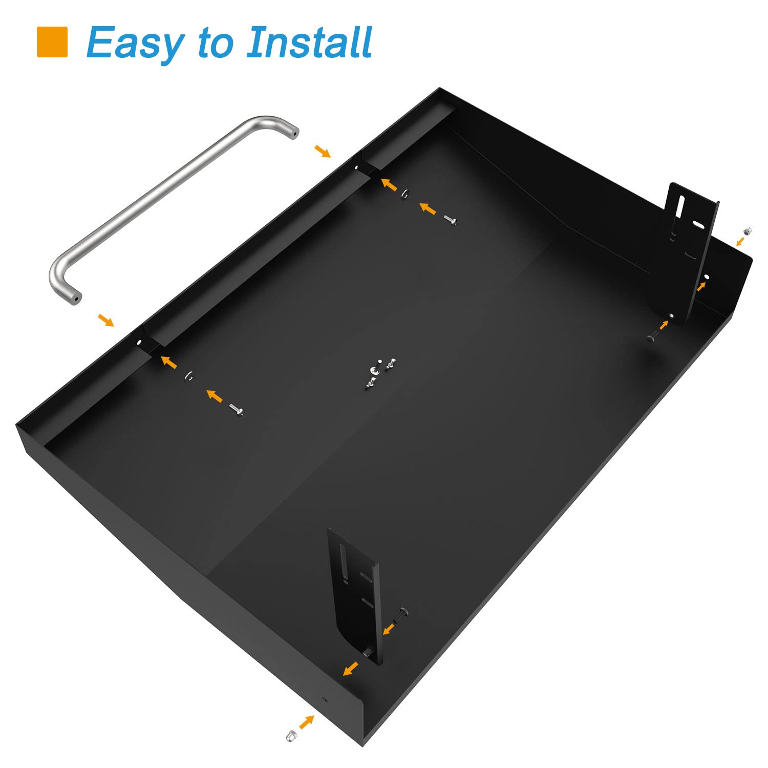 BBQration mounting parts included for quick secure installation