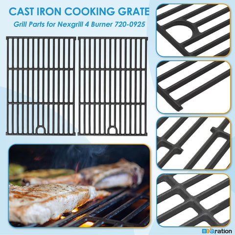 BBQration replacement grate for Nexgrill 720-0925P, reliable upgrade part.