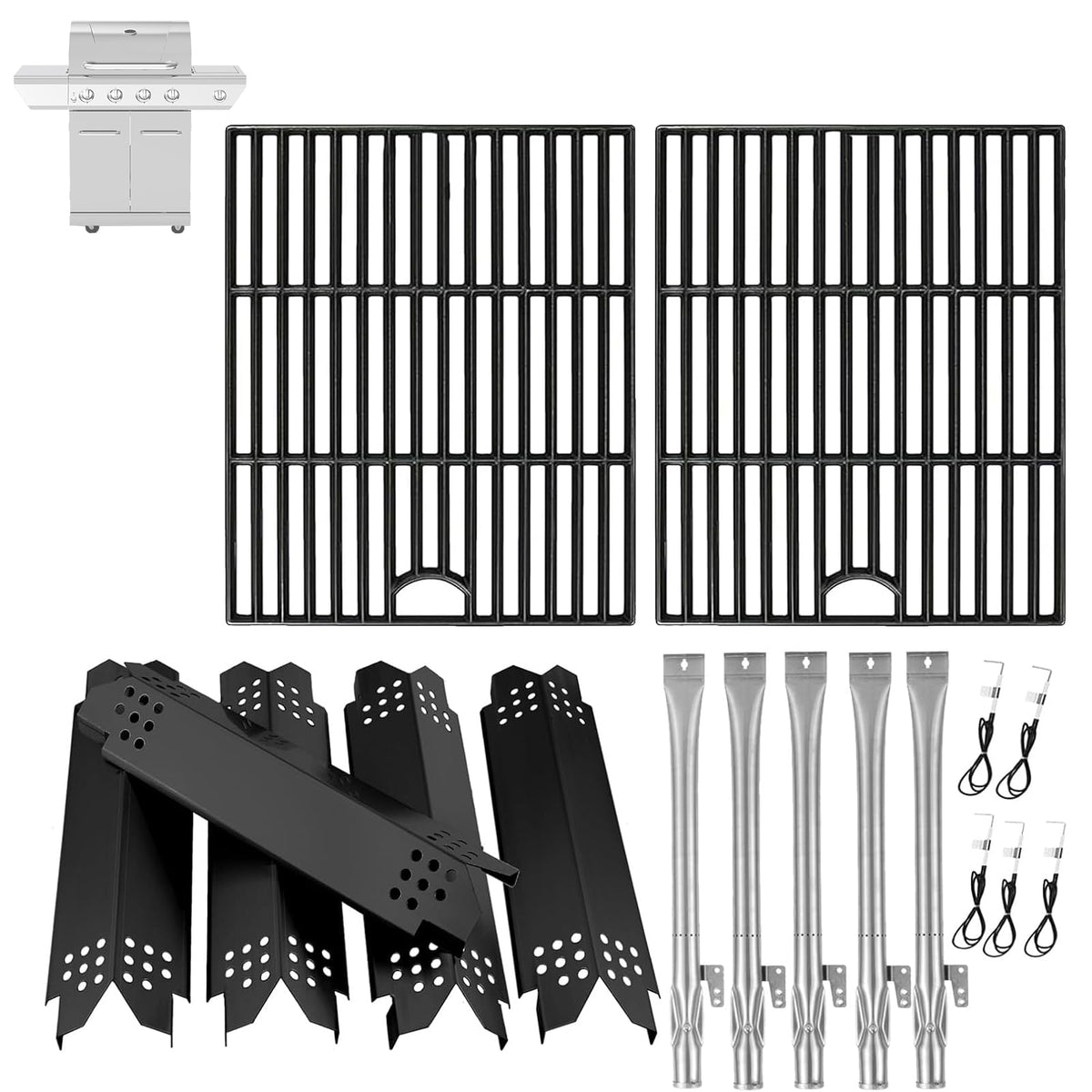 BBQration Nexgrill cooking grates two-pack for even searing