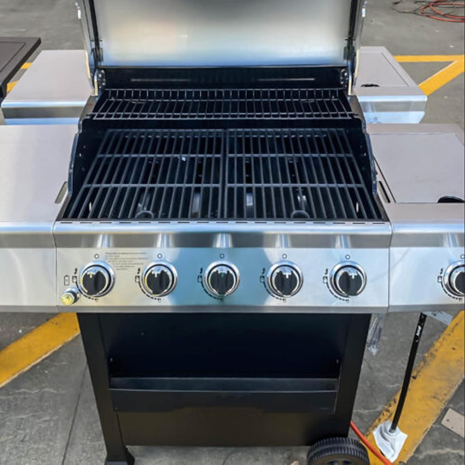 BBQration Nexgrill heat plates close-up highlighting protective design