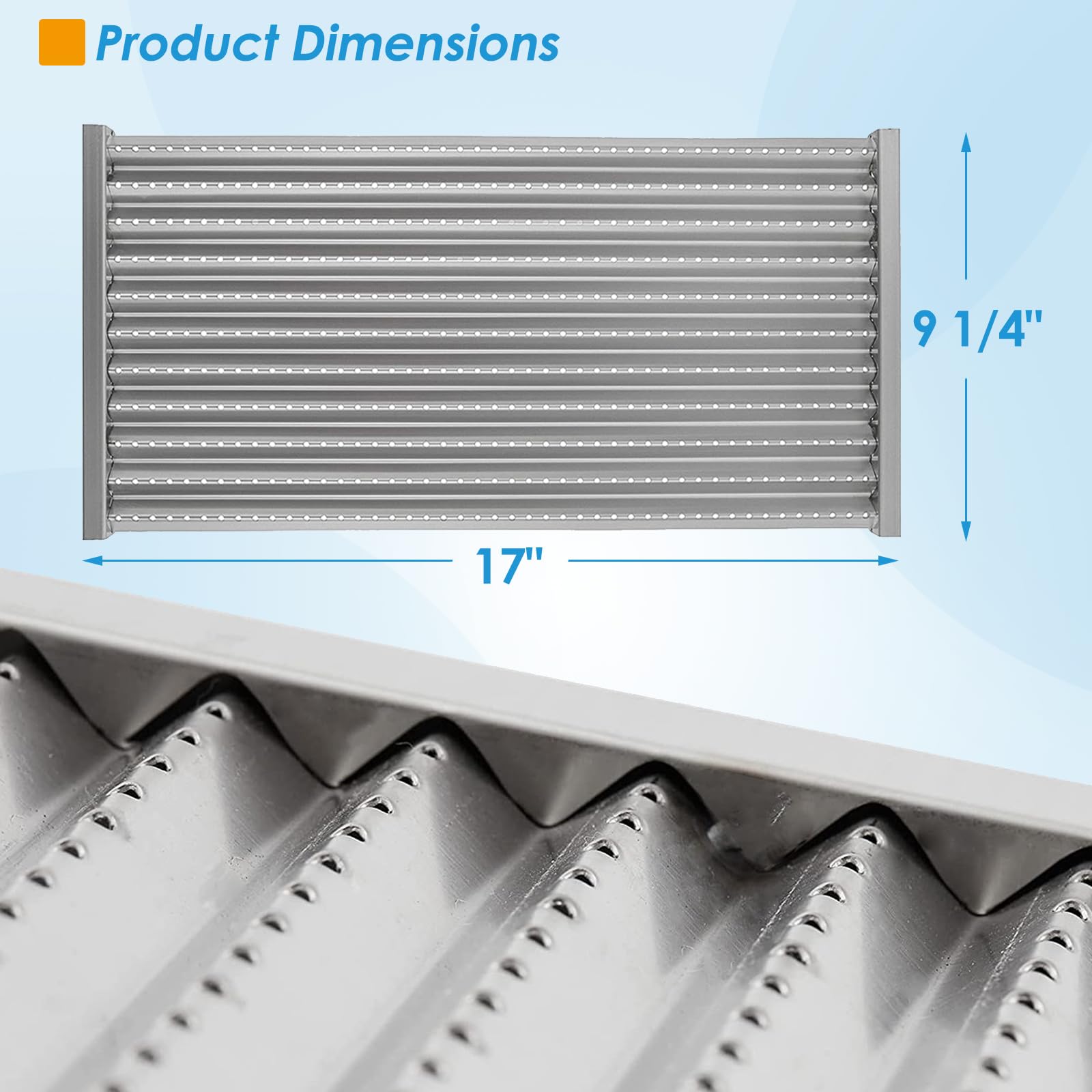 BBQration 2-pack kit simplifies replacement with emitters and grates included.