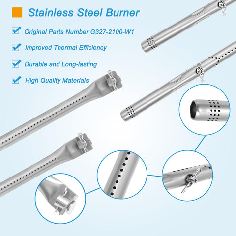 BBQration replacement parts contents shown for Charbroil Performance models.