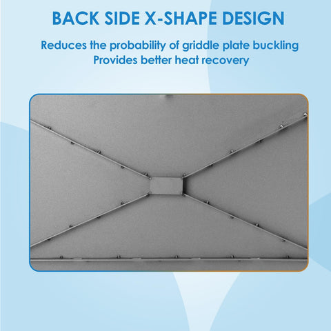 BBQration replacement top for Blackstone 1839 supports even cooking across the surface.