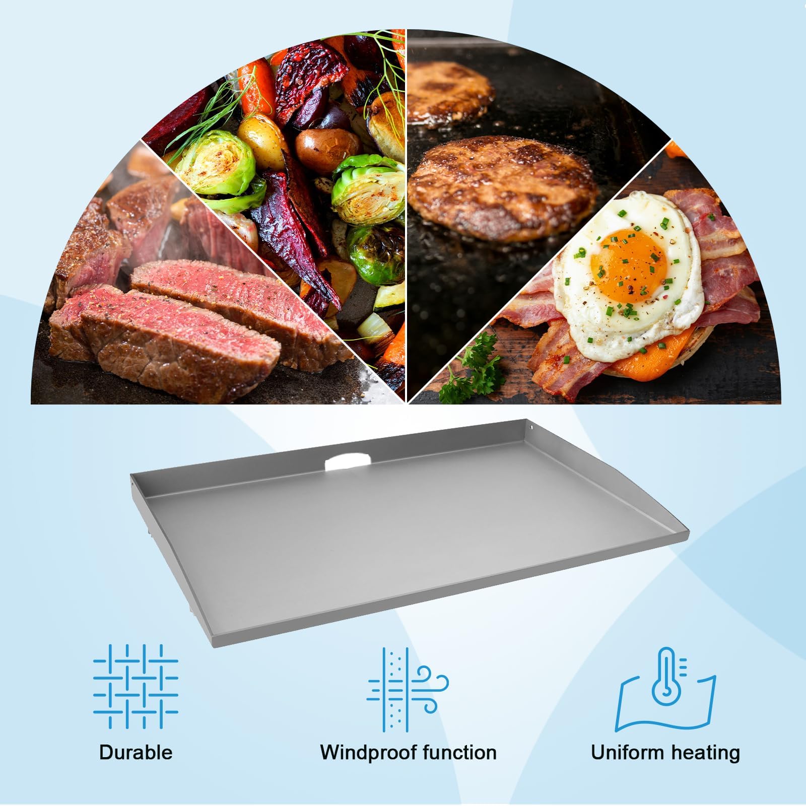 BBQration compatibility with Blackstone 1856 enhances heat recovery during grills.