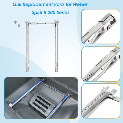 BBQration heat deflector shields components and reduces flare-ups on Spirit II