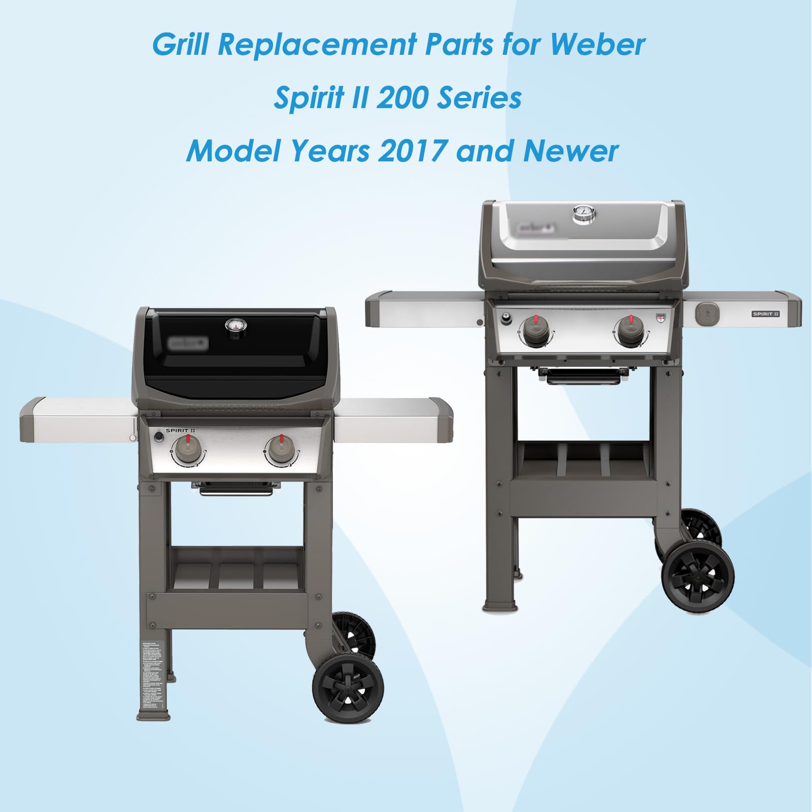 BBQration main burners replace worn parts for reliable Weber Spirit II flame