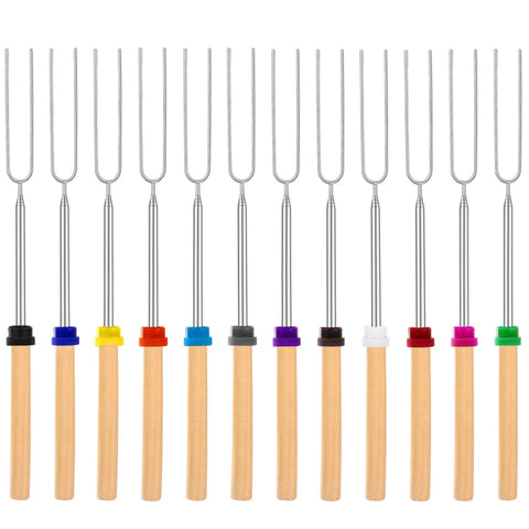 BBQStyle campfire smores skewers set ideal for gatherings.