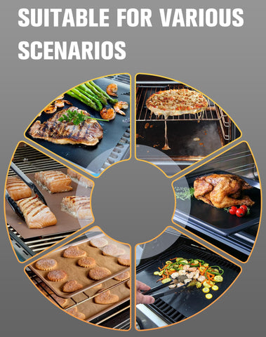 BBQtrips mats keep meat and veggies separate to prevent flavor mixing