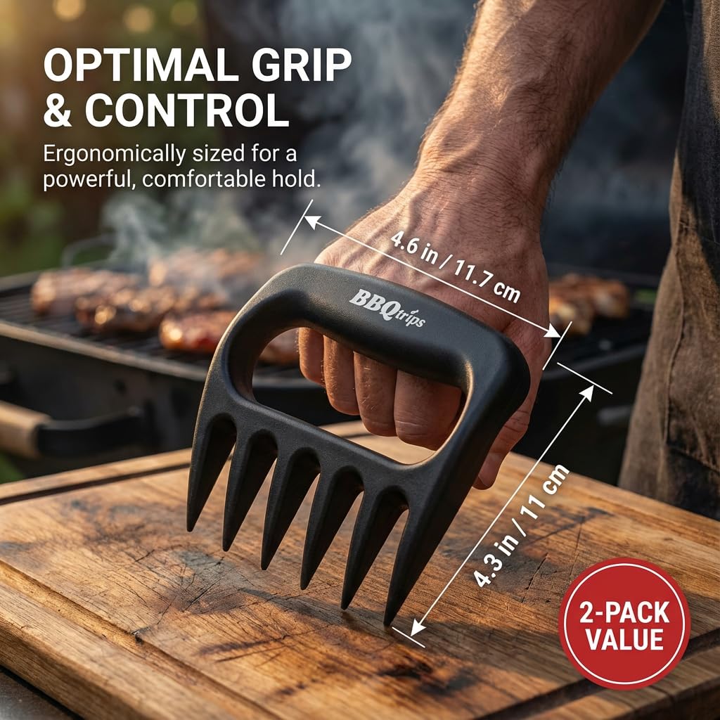 BBQtrips Meat Claws heat-resistant construction withstands high temps