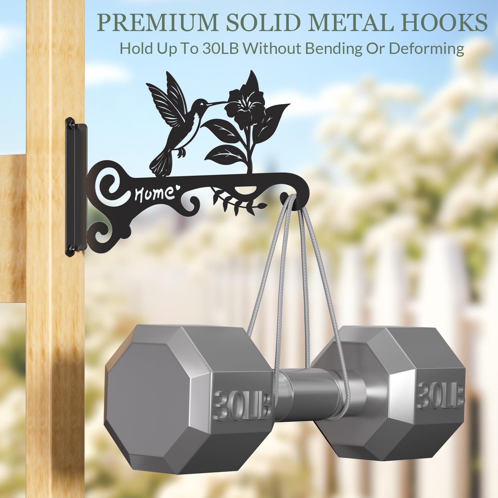 BBTFAA supports up to 30 lbs for sturdy plant displays