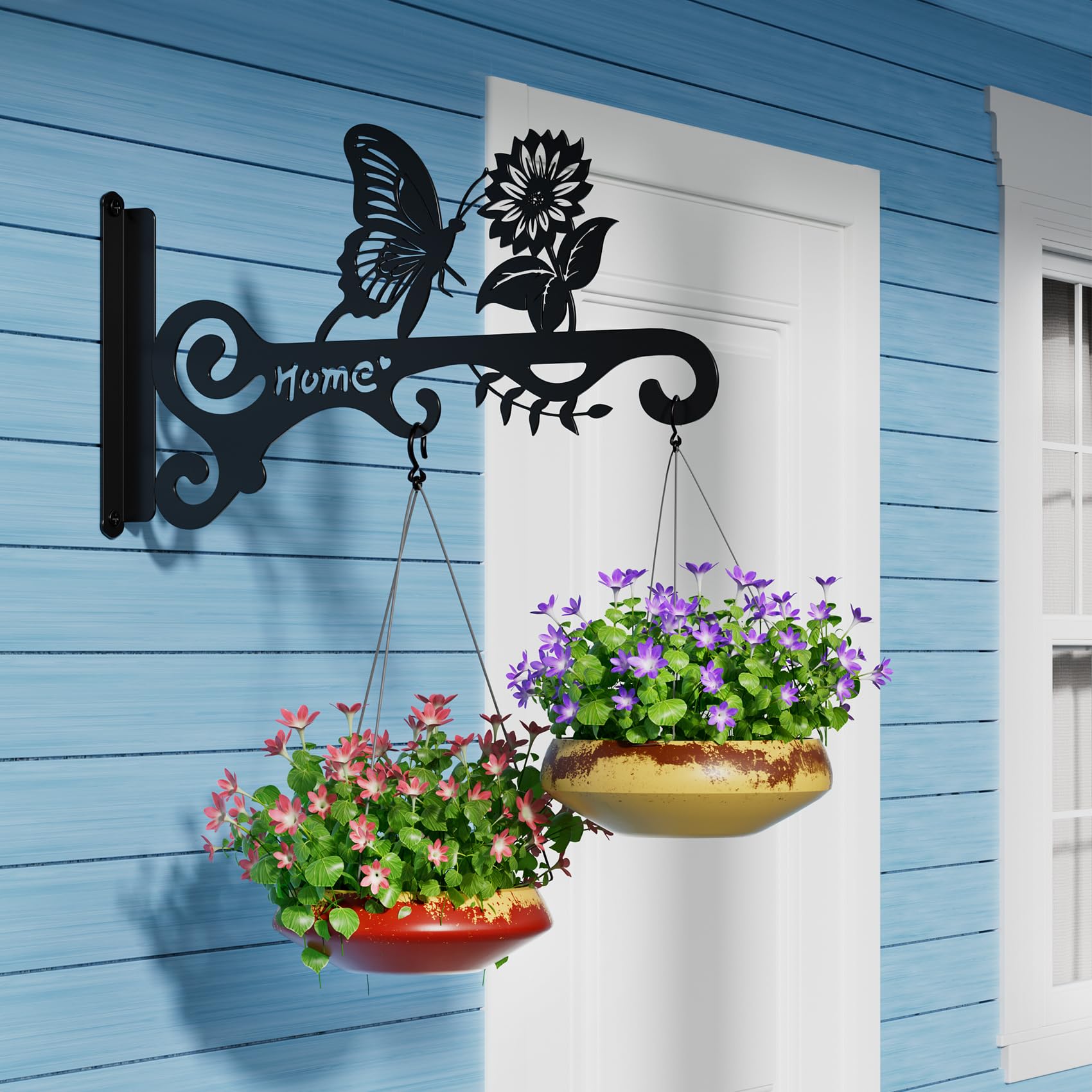 BBTFAA iron hanging brackets for outdoor spaces with weather resistance.