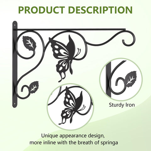 BBTFAA rust-proof iron construction ensures lasting stability and weather resistance.