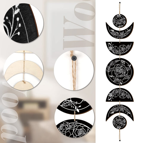 BBTO bedroom moon decor creates a cozy focal point