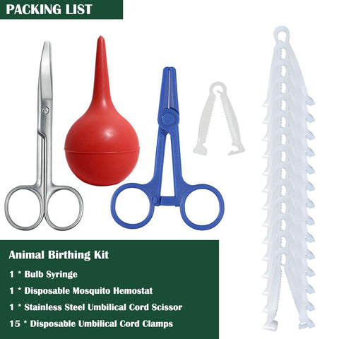 BCDHAMATE packaging image of an organized birth kit for quick access