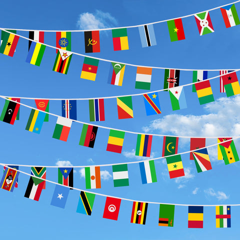 BCLin classroom setup with Africa banner enhances learning space