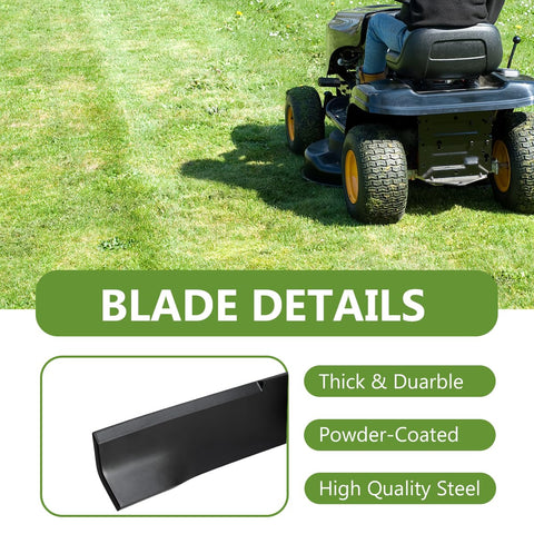 BCQNXX simple install high-lift blades improve cutting efficiency.