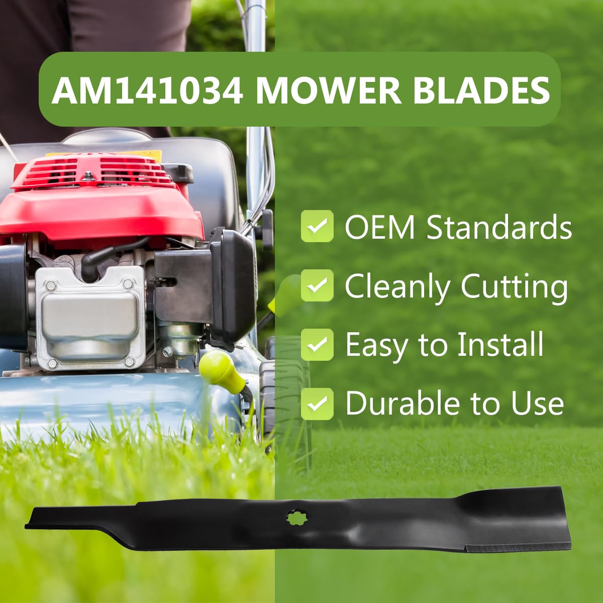 BCQNXX blade for 42‑inch deck LT160/LT180 boosts mowing efficiency