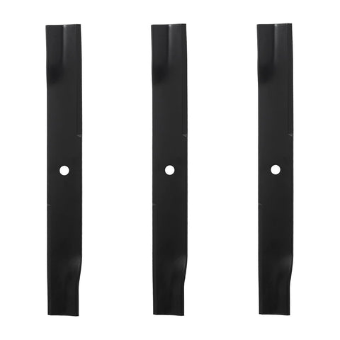 BCQNXX high lift blades 3-pack for 54-inch Hustler decks delivers clean cuts