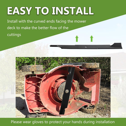 BCQNXX blades compatible with Dixon and Ariens Bunton 60-inch decks