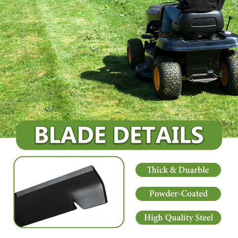 BCQNXX blades on a Gravely 60-inch deck with sturdy steel build