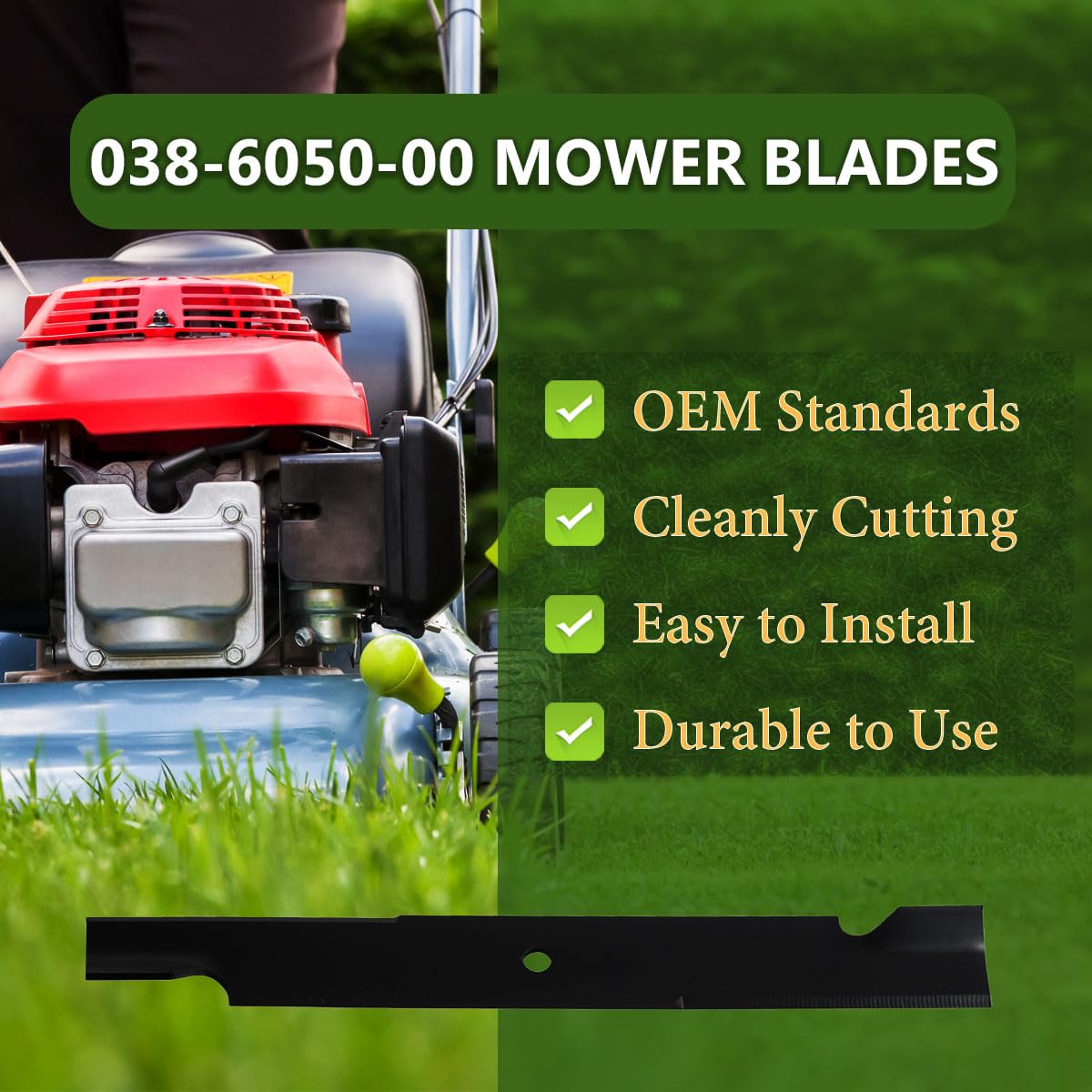 BCQNXX high lift blades on a 60-inch Toro deck ready for precise mowing