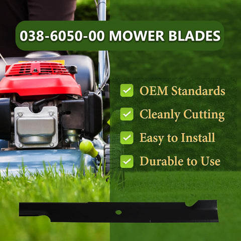 BCQNXX high lift blades on a 60-inch Toro deck ready for precise mowing