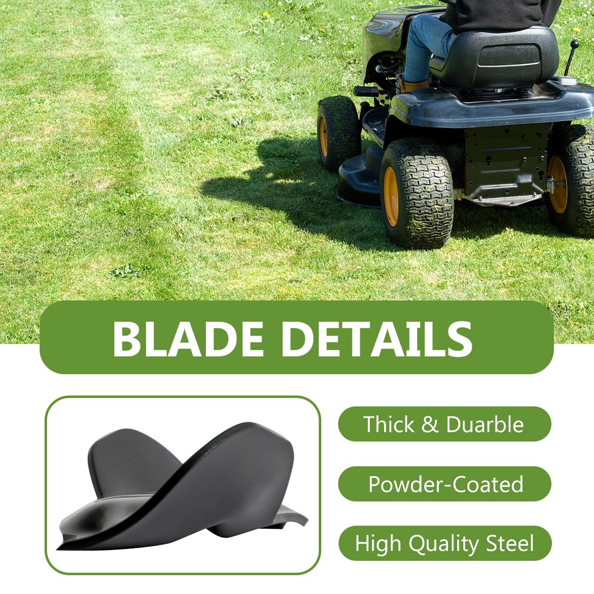 BCQNXX powder-coated finish close-up, rust resistance in outdoor use.