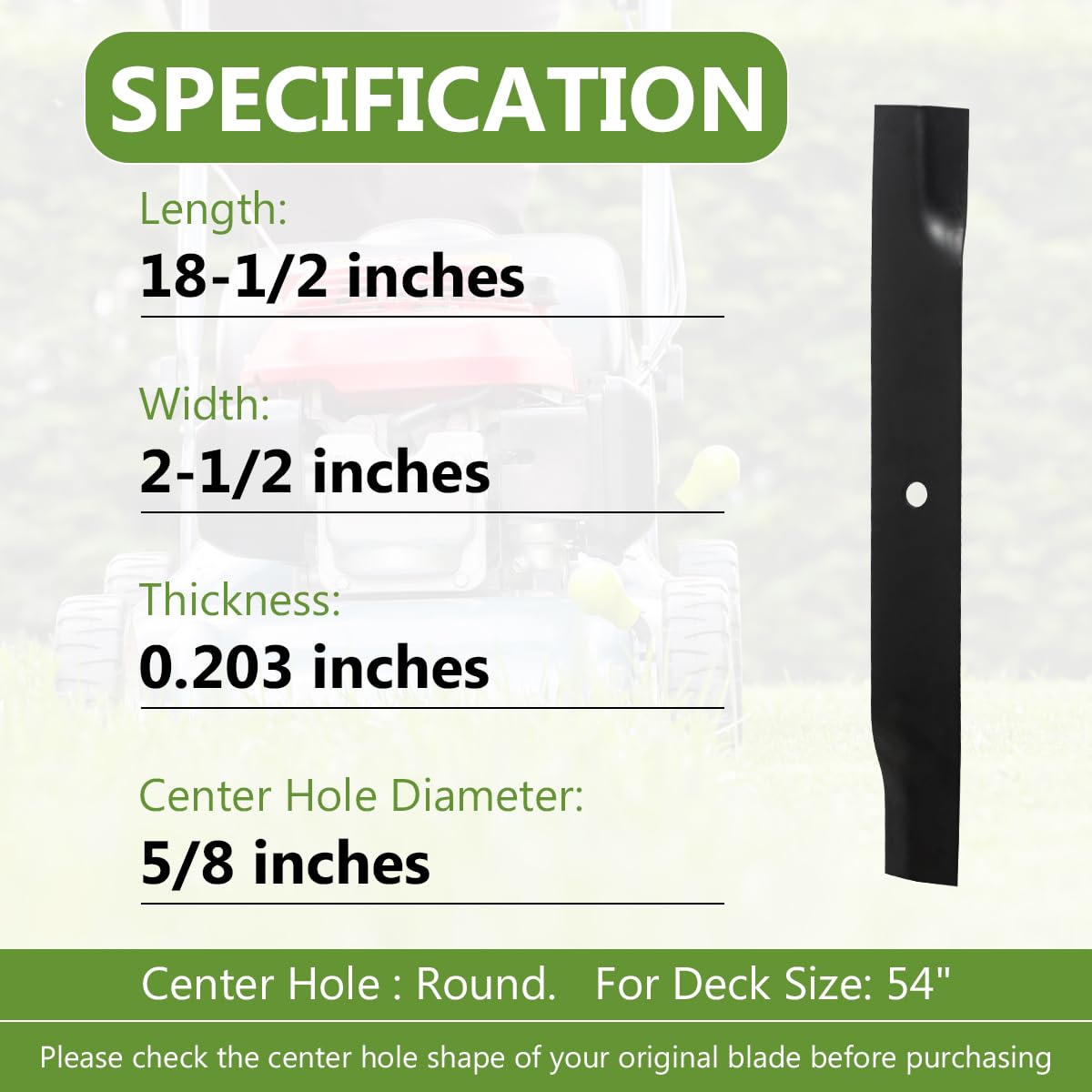 BCQNXX premium steel blades resist wear for long-lasting use
