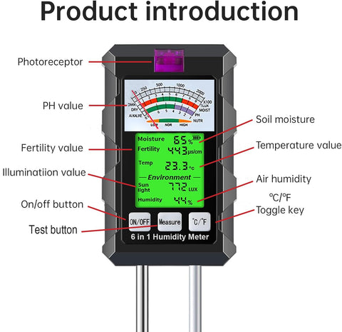 BDZMLITE provides quick 3-second readings to guide watering.