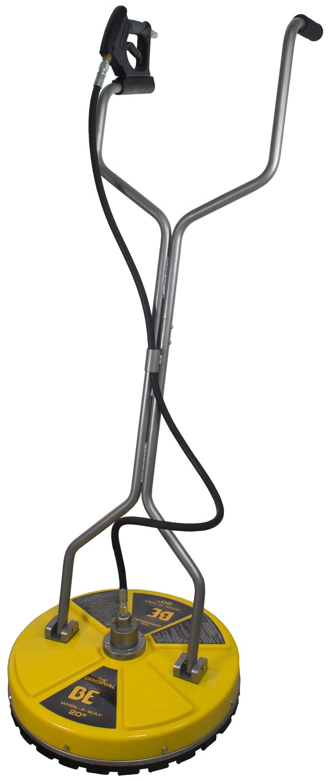BE Power Equipment BE Pressure 4000 PSI surface cleaner front view for efficient exterior cleaning