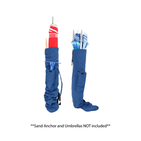 BeachMall umbrella bag measures 58 inches for large umbrellas