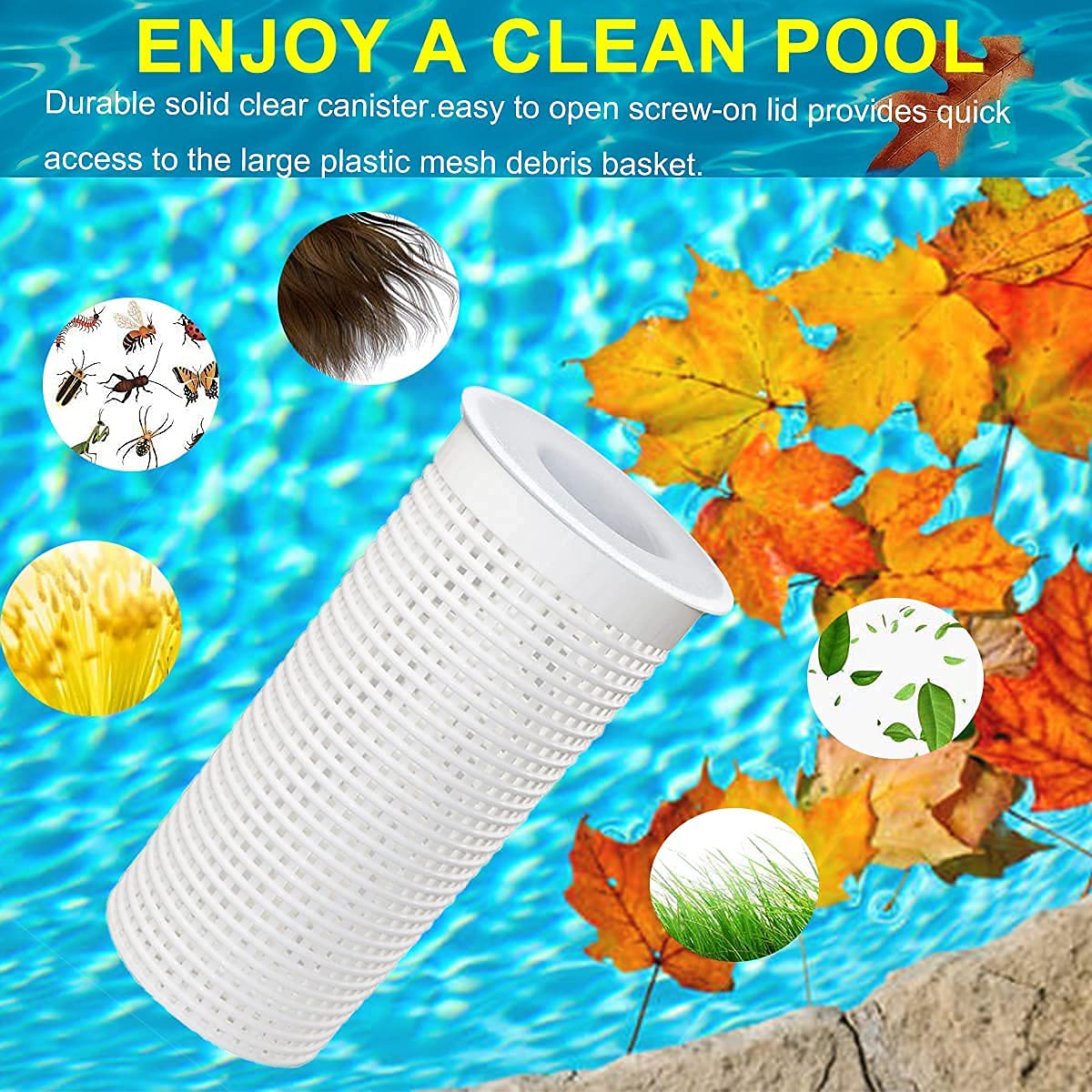 BeadChica clear see-through canister lets you monitor capacity at a glance.