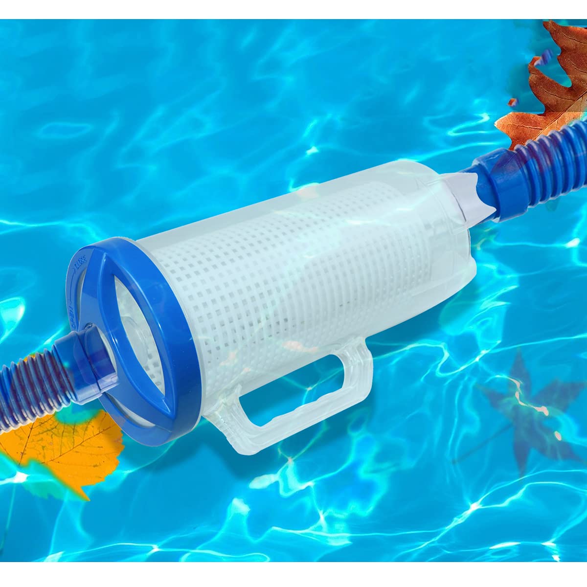BeadChica large leaf catcher in-line design filters debris for smoother pool operation.