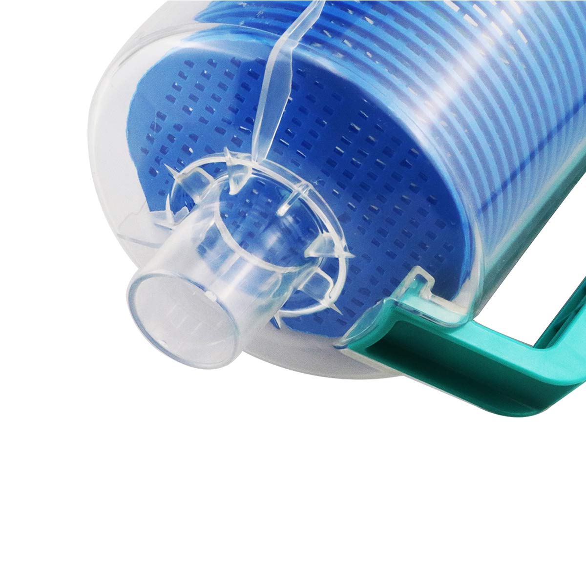 BeadChica leaf catcher locking system prevents water intrusion during use.