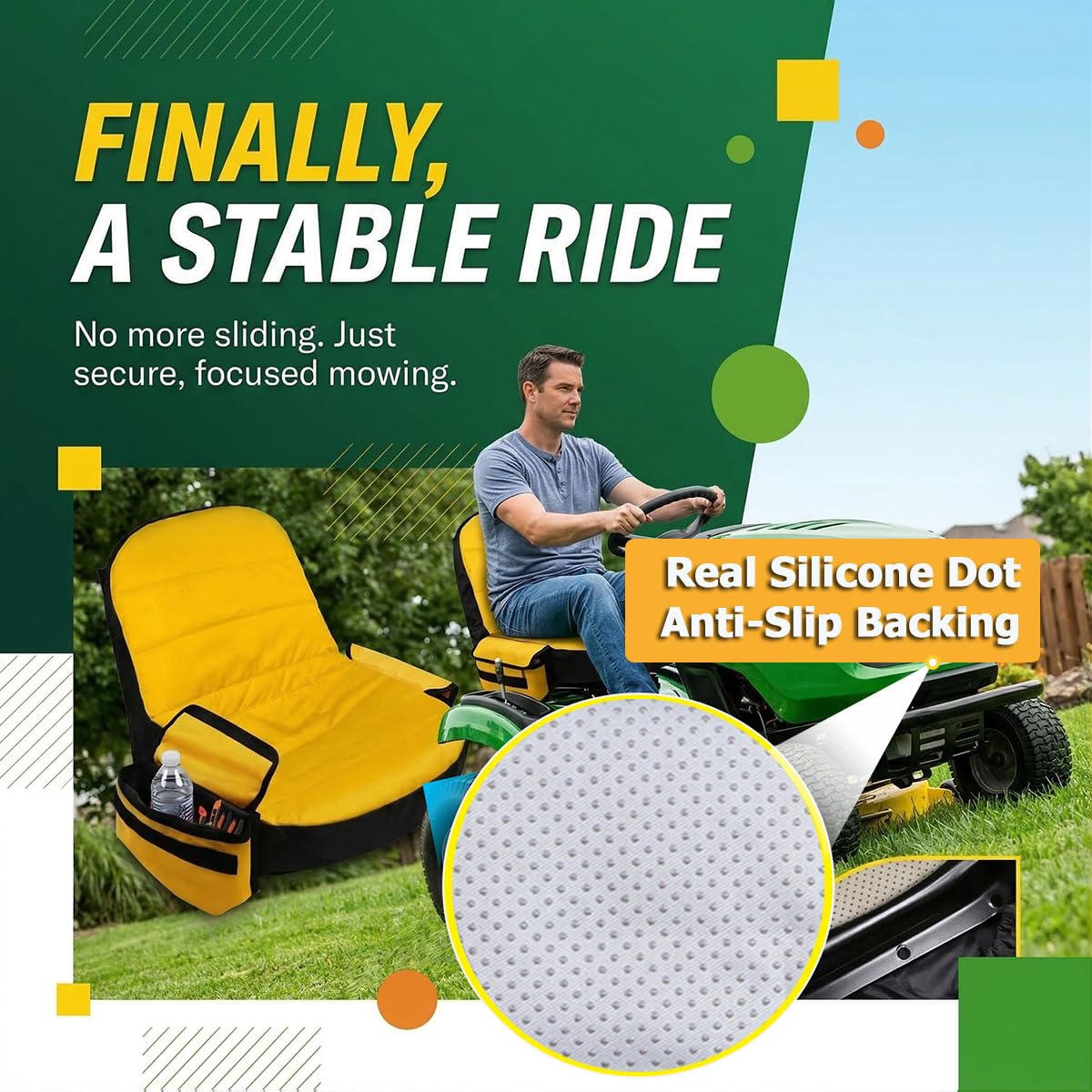 BeadChica seat cover with elastic hem and quick-clips for fast, secure installation.