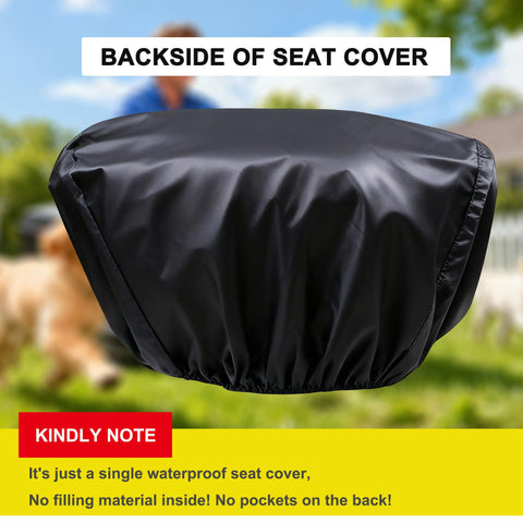 BeadChica universal lawn mower seat cover fits 16.5-18 inch seats for versatility.