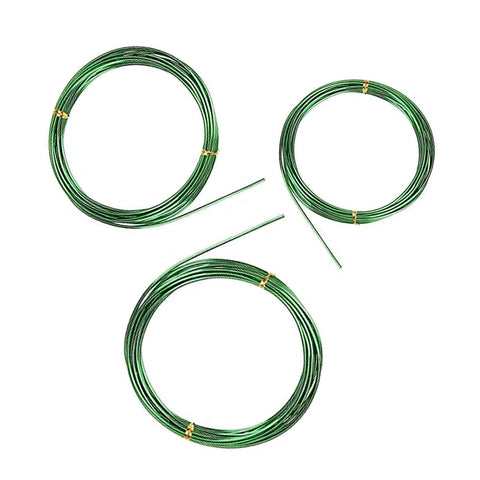 BEADNOVA Bonsai wire 1mm green roll for easy tree shaping and training.