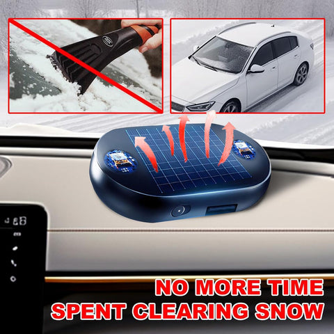 Beamdoor defroster EM ice removal on windshield for fast melt and clear visibility.
